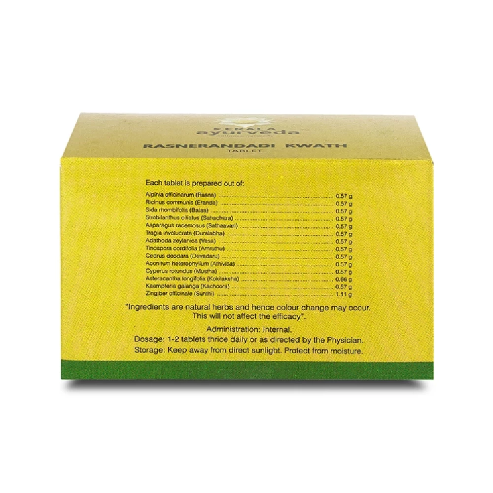 Kerala Ayurveda Rasnerandadi Kwath Tablet, 100 Tablets-3.webp